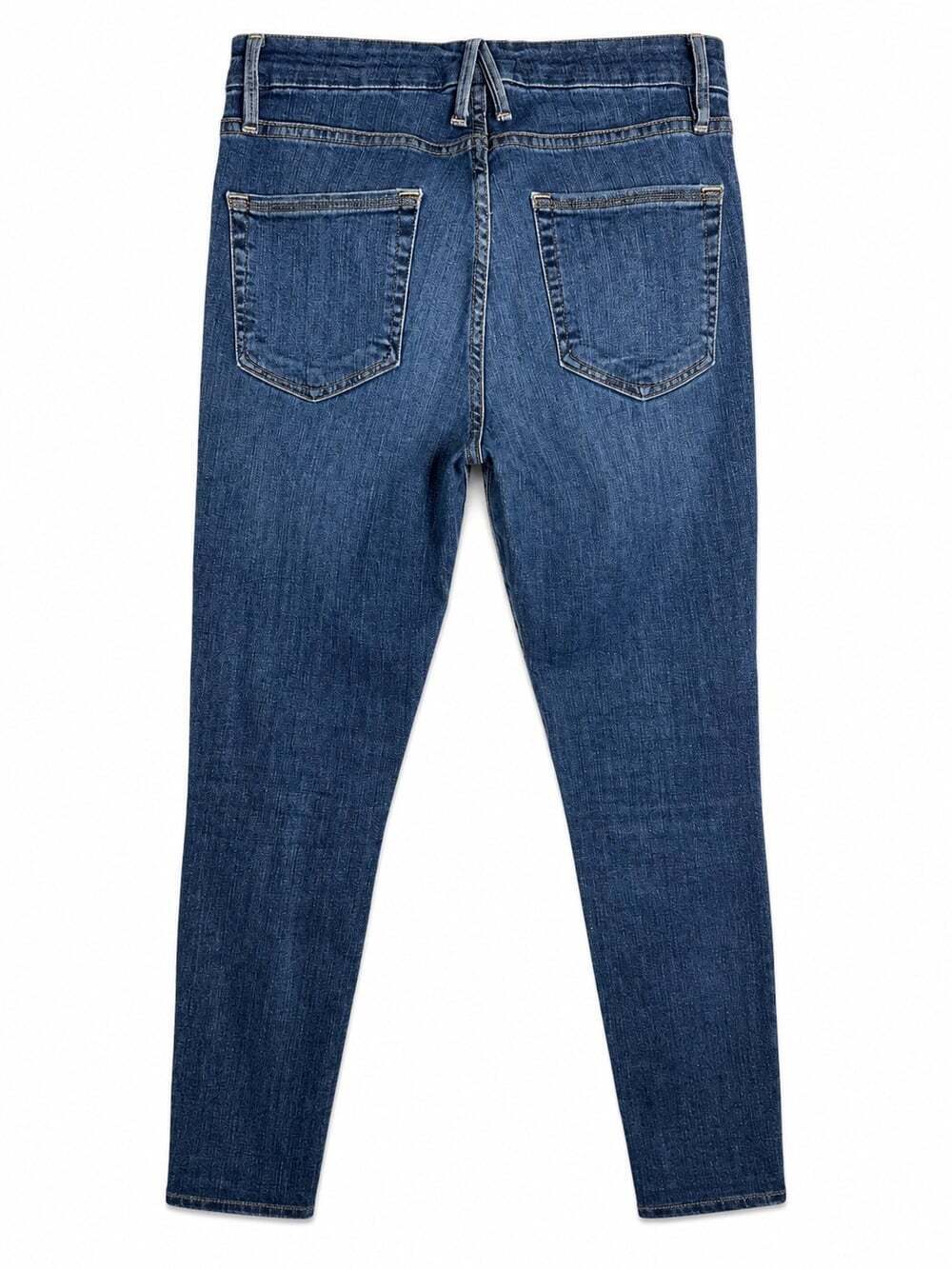 Good American Good Legs Skinny Jeans Medium Wash High Rise Size 6/28 GAGL899 - Picture 2 of 8
